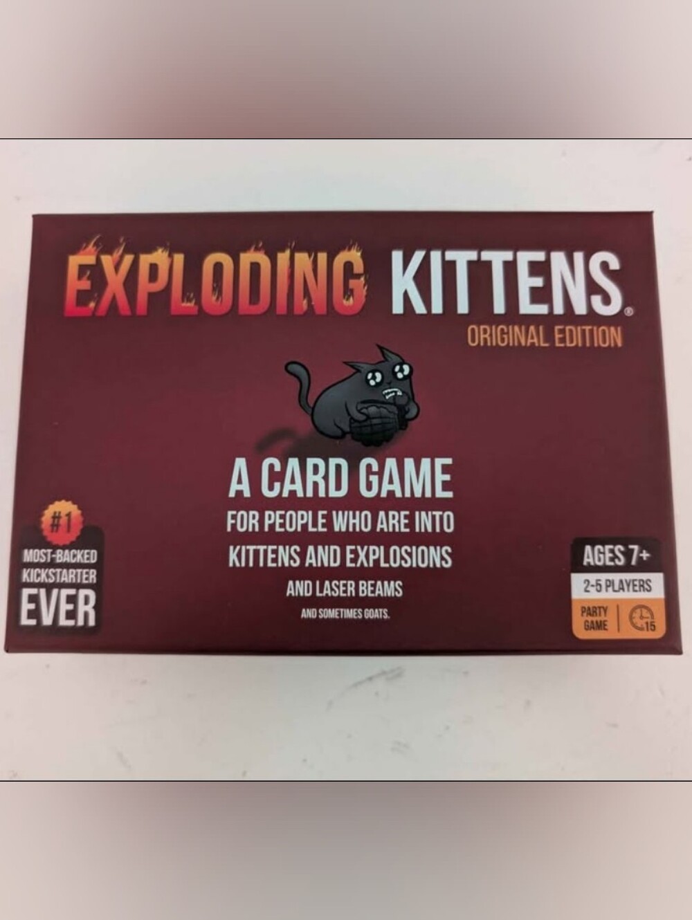 Ex-ploding kittens card game